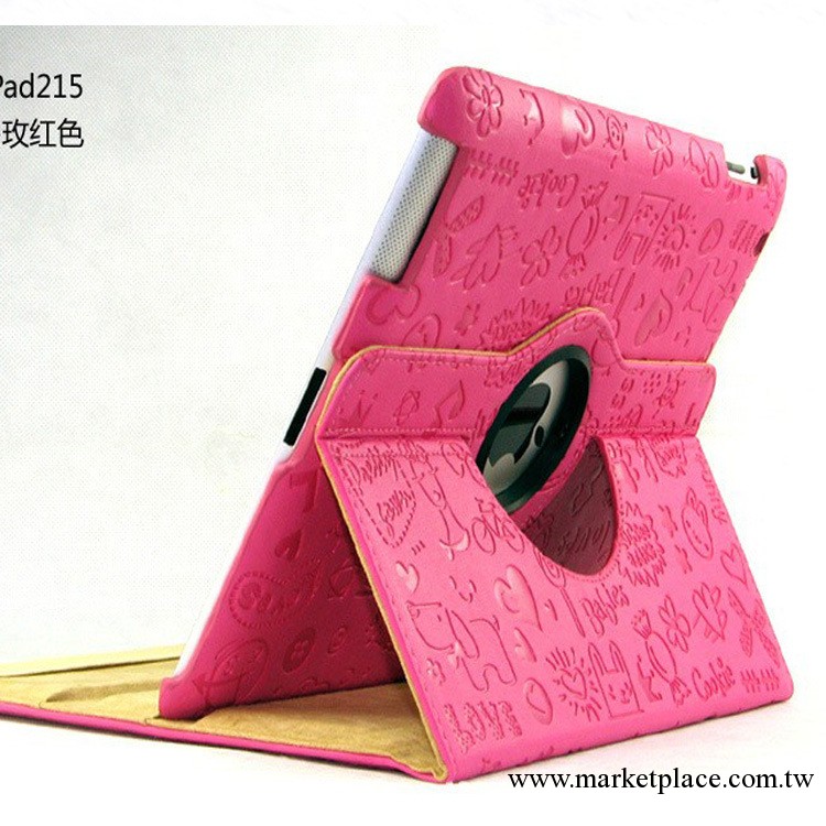 工廠熱銷中蘋果迷你 360度旋轉休眠ipad mini 小魔女保護皮套工廠,批發,進口,代購