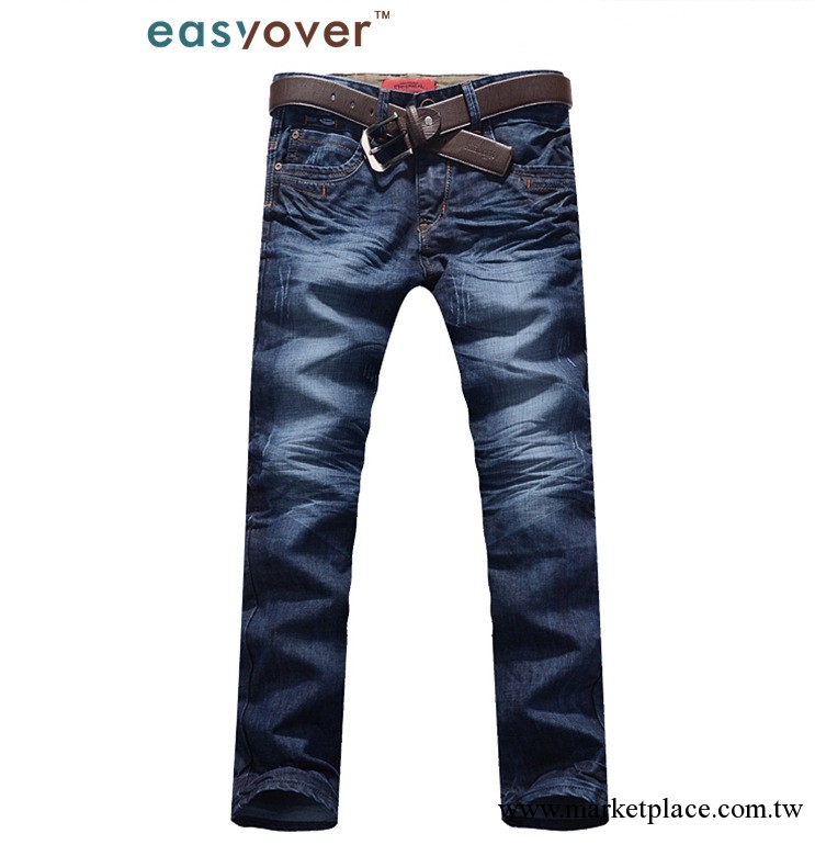 Easylover新款秋冬牛仔 男士長褲牛仔褲批發 男褲韓版修身直筒工廠,批發,進口,代購