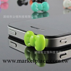 A iphone ipad防塵塞 蝴蝶結防塵塞 三星 HTC 通用耳機塞 防塵塞工廠,批發,進口,代購