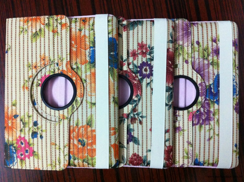 廠傢直銷 新款ipad mini旋轉保護皮套環保草編織牡丹花保護殼批發工廠,批發,進口,代購