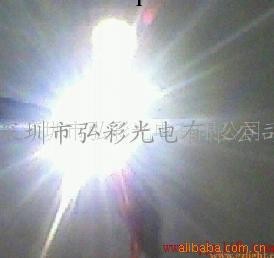 供應低衰減超高亮度5mm圓頭貼片大功率LED白光工廠,批發,進口,代購