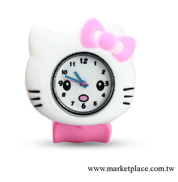 hello kitty 兒童卡通拍拍手表 矽膠禮品手表 廠傢直銷 可定做工廠,批發,進口,代購