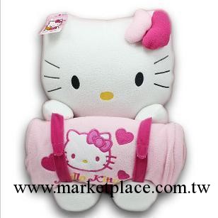 hello kitty 凱蒂貓公仔抱枕頭 kt空調毯被子兩用靠墊 兒童毛毯子工廠,批發,進口,代購