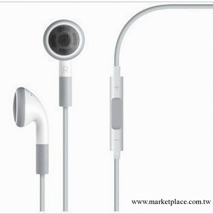 批發蘋果耳機線控耳機 藍版  iphone4耳機 帶麥 帶調音 質量保證工廠,批發,進口,代購