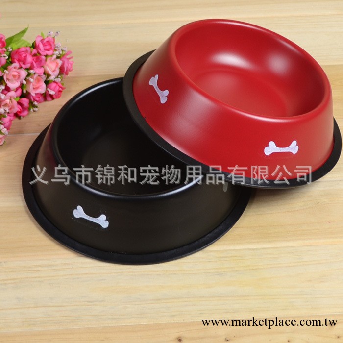 供應 寵物烤漆狗碗寵物食盆防滑水碗 貓狗食具寵物用品 廠傢直銷工廠,批發,進口,代購