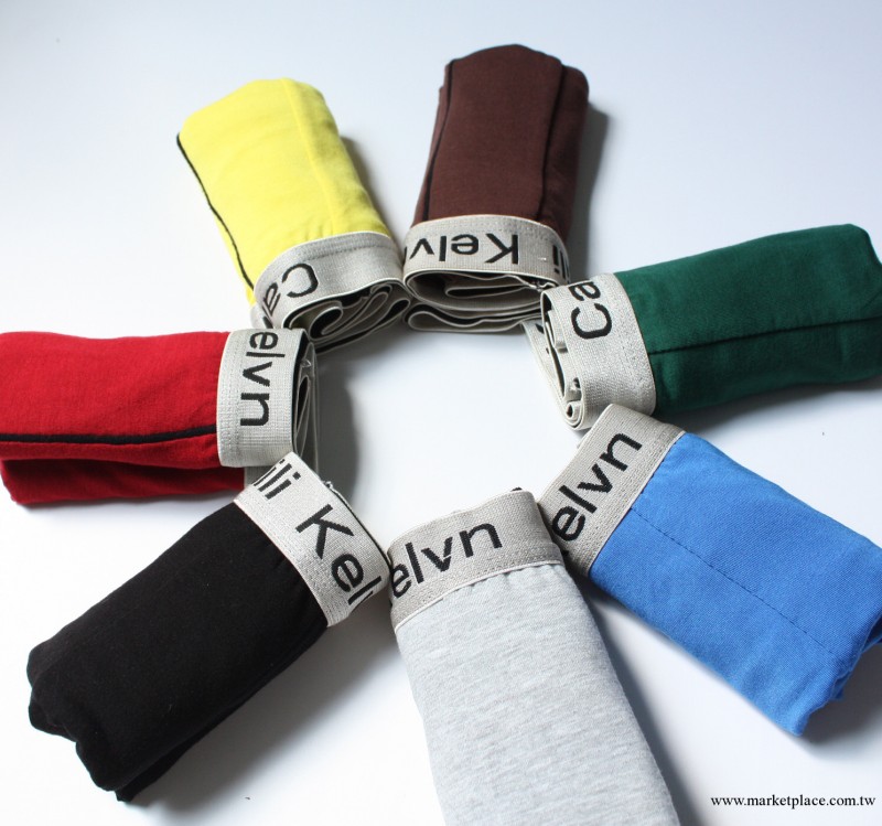 男士內褲 平角褲 U凸囊袋純色 莫代爾男式內褲 小銀邊工廠,批發,進口,代購