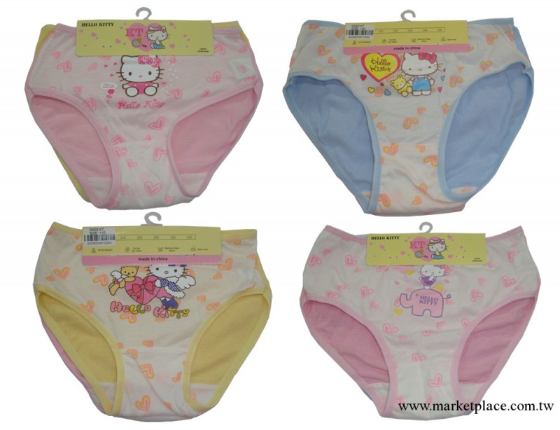 hello kitty純棉兒童內褲 全棉三角褲 女童小貓三角內褲批發工廠,批發,進口,代購
