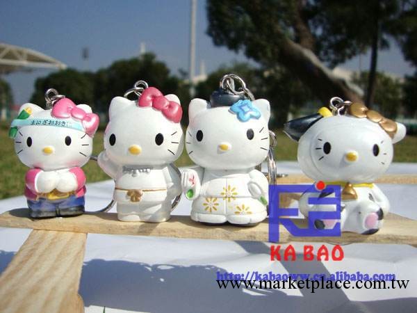 促銷低價 8款凱蒂貓 KT貓 HELLO KITTY 卡通動漫模型鑰匙圈掛件工廠,批發,進口,代購