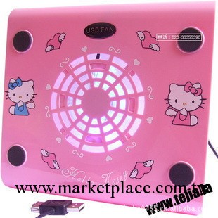 Hello Kitty筆記本散熱底座 大風扇散熱墊G0119工廠,批發,進口,代購