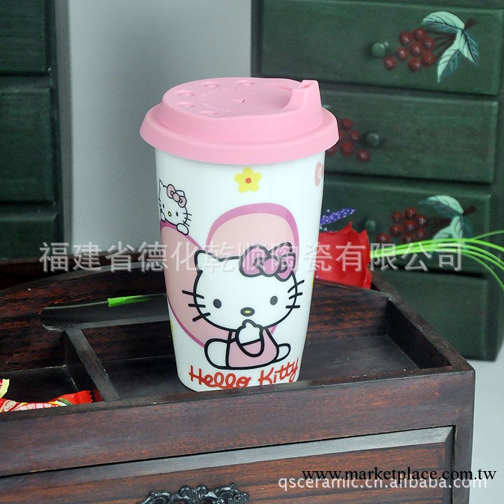 星巴克杯子 hello kitty logo定做陶瓷杯子 廠傢批發星巴克杯子工廠,批發,進口,代購
