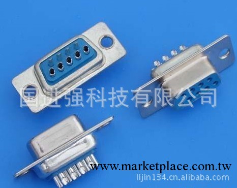 廠傢直銷高品質 DB9P連接器電腦串口頭工廠,批發,進口,代購
