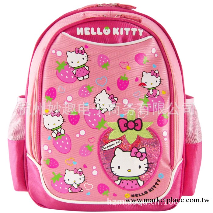批發授權正版hello kitty凱蒂貓幼兒園書包工廠,批發,進口,代購