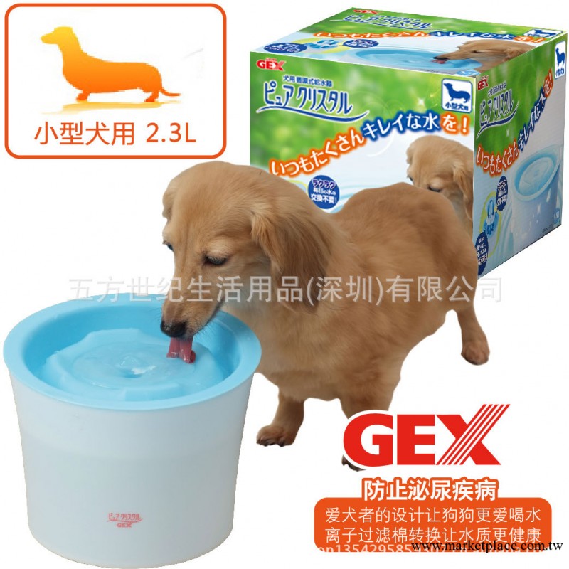 供應最火爆 GEX狗用寵物飲水機 自動飲水器凈水功能 寵物用品批發工廠,批發,進口,代購