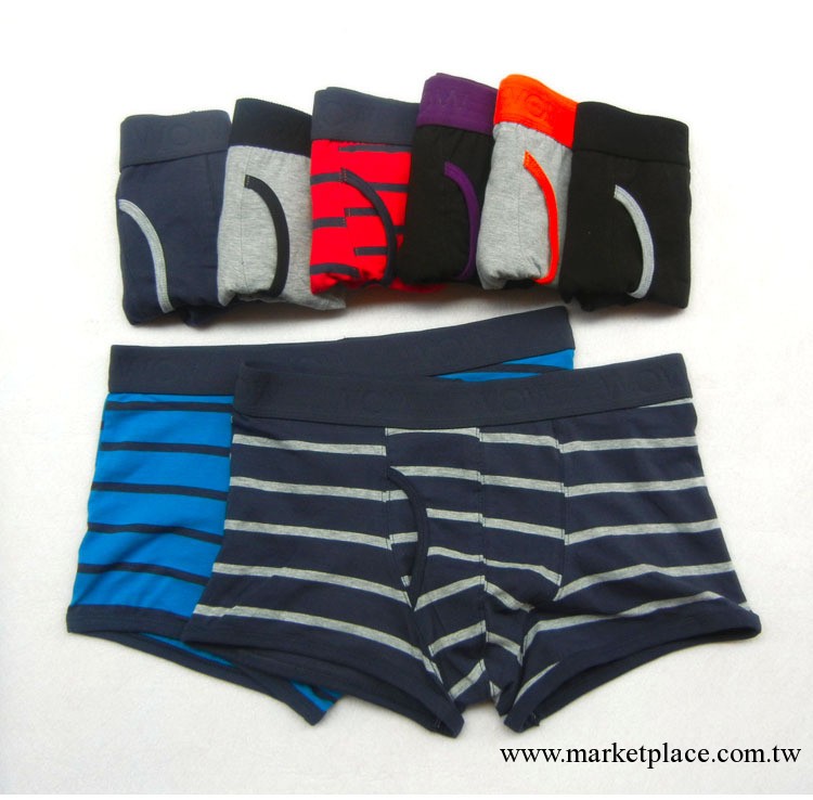 原單內褲男士 ESSENTIALS平角條紋內褲外貿正品純棉男內褲工廠,批發,進口,代購