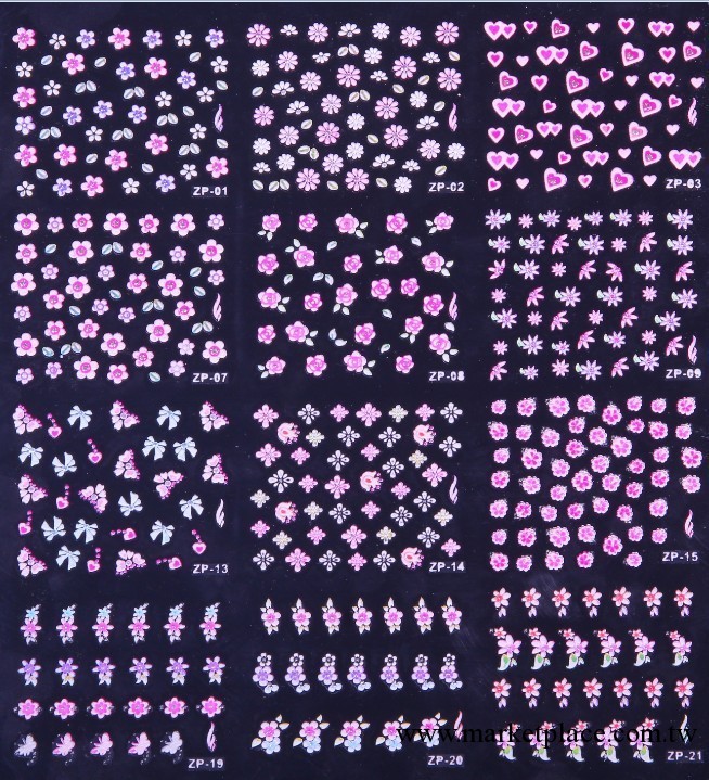 美甲 批發 美甲貼  3D 指甲貼工廠,批發,進口,代購