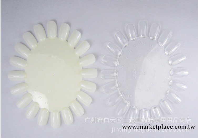 美甲批發 橢圓形透明甲片 指甲油色板工廠,批發,進口,代購