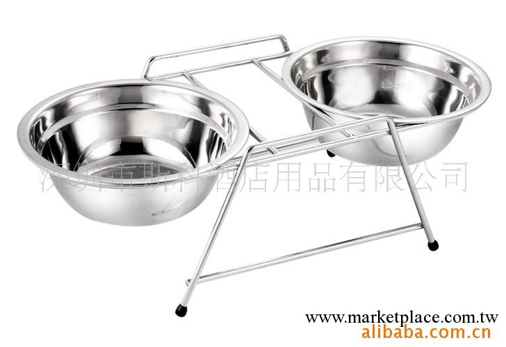 寵物用品/通過歐盟認證/不銹鋼寵物碗架套裝005C-01工廠,批發,進口,代購