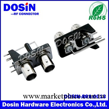 BNC 視頻連接器，BNC單排2孔連接器，BNC多孔插座工廠,批發,進口,代購