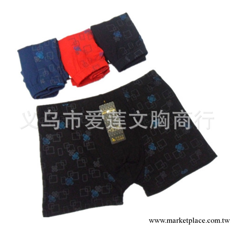 供應批發新款男士舒適全棉平角內褲 特價男式印花短褲工廠,批發,進口,代購