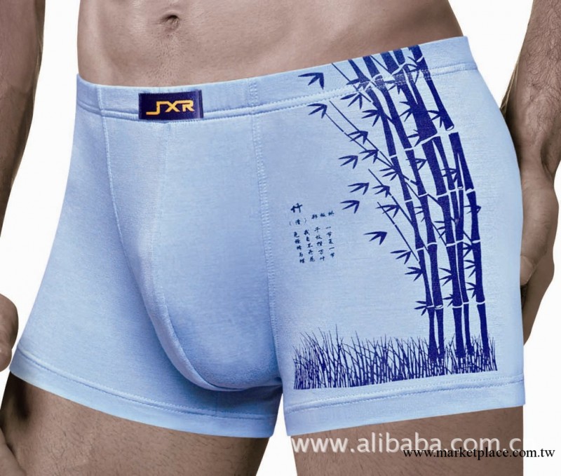 健俠男士平角竹纖維內褲批發多碼品牌盒裝工廠,批發,進口,代購