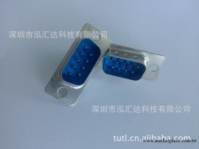 供應D-SUB電腦連接器DB 9M一體工廠,批發,進口,代購