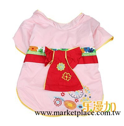【日系精品】樂漫加寵物用品 寵物衣服櫻花物語可愛粉紅和服工廠,批發,進口,代購