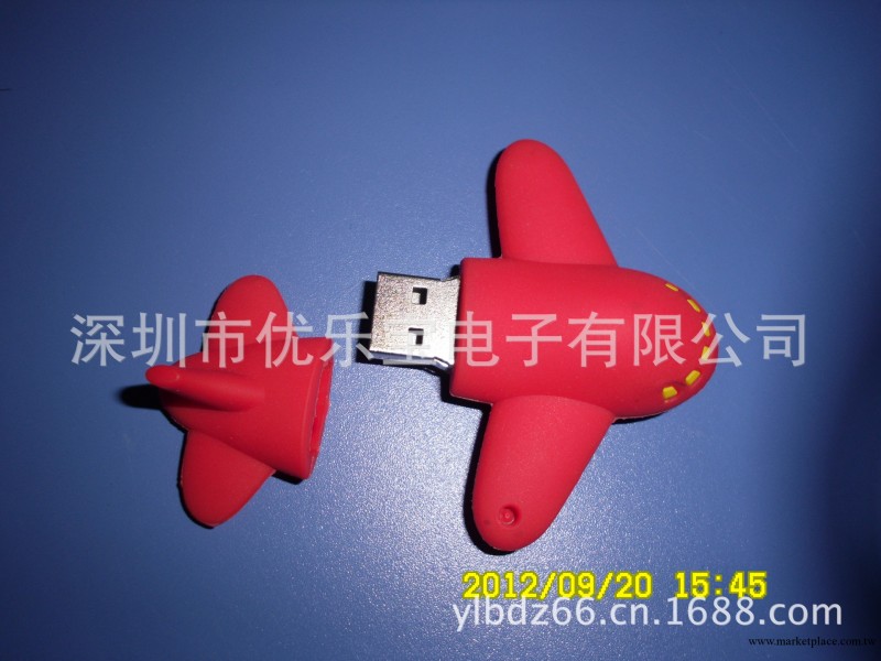 【廠傢直供】PVC飛機隨身碟 矽膠飛機USB 可免費開模訂做飛機優盤工廠,批發,進口,代購