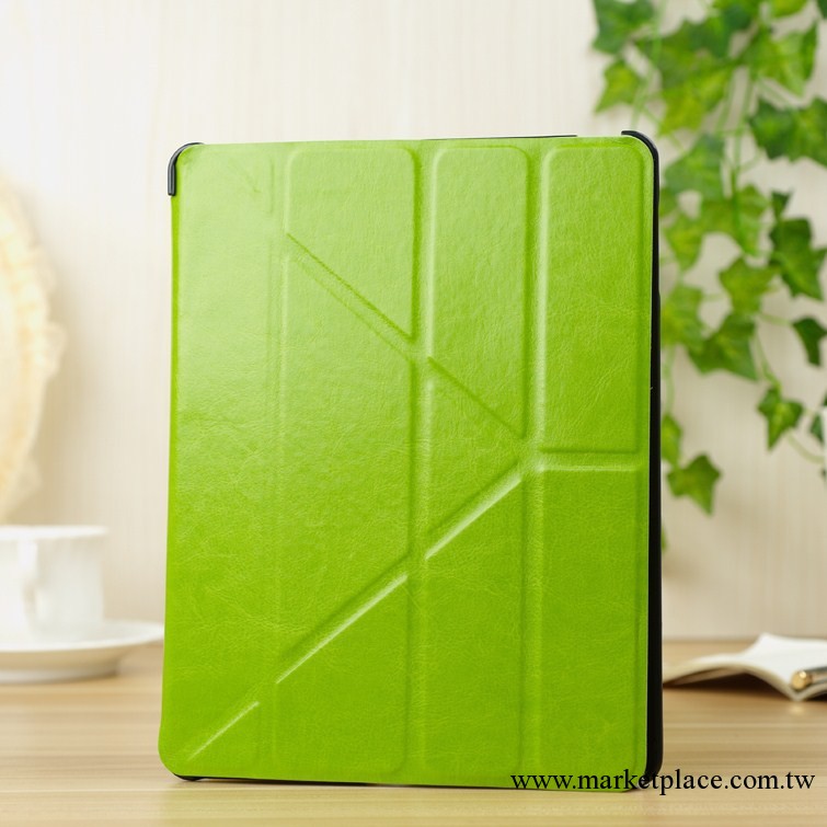 批發 ipad2/3/4幾何折疊皮套 ipad mini變形金剛保護殼 帶休眠工廠,批發,進口,代購