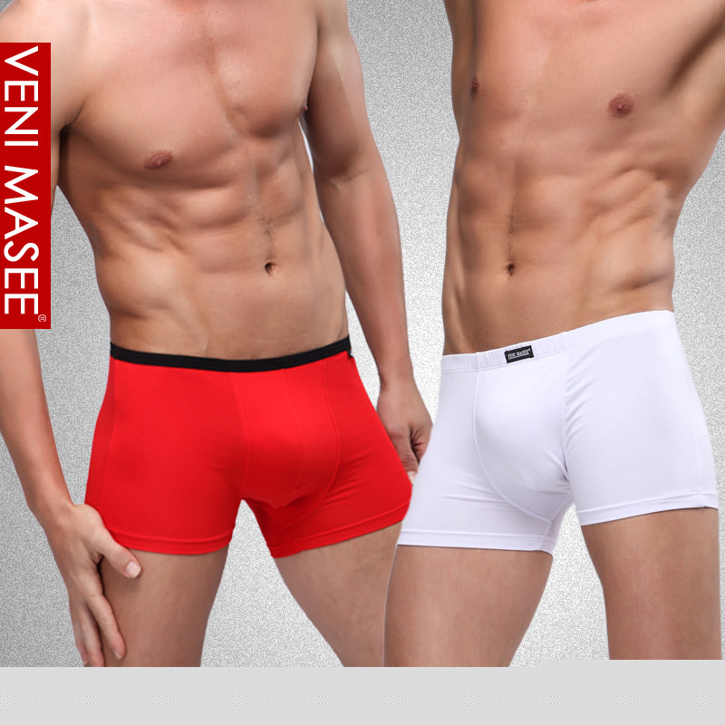 男士內褲 男式平角內褲 莫代爾男內褲 純色中腰平腳內褲批發工廠,批發,進口,代購