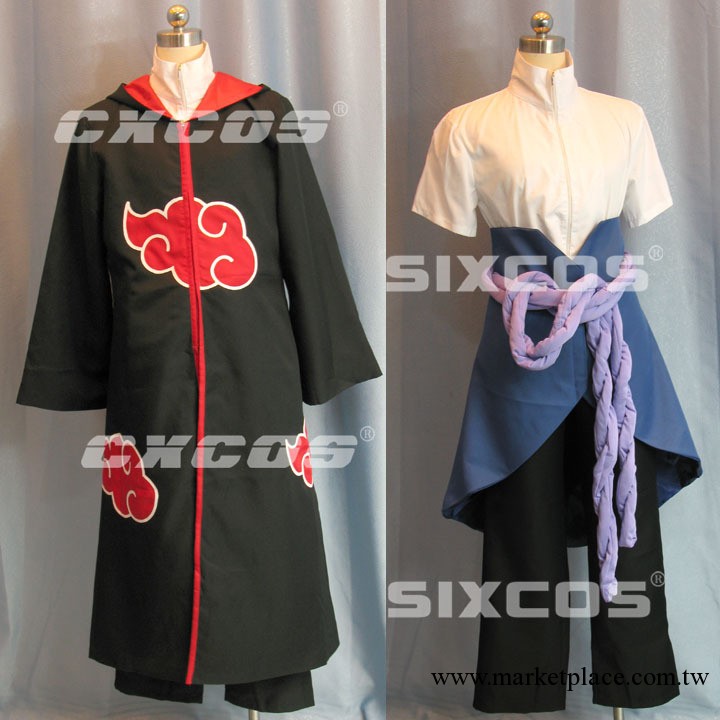 COS衣-火影忍者/NARUTO-宇智波佐助/Uchiha Sasuke 曉-SIXCOS工廠,批發,進口,代購