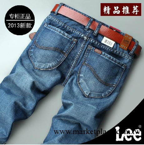lee牛仔褲 專櫃正品男士 韓版水洗直筒修身牛仔長褲廠傢批發3759工廠,批發,進口,代購