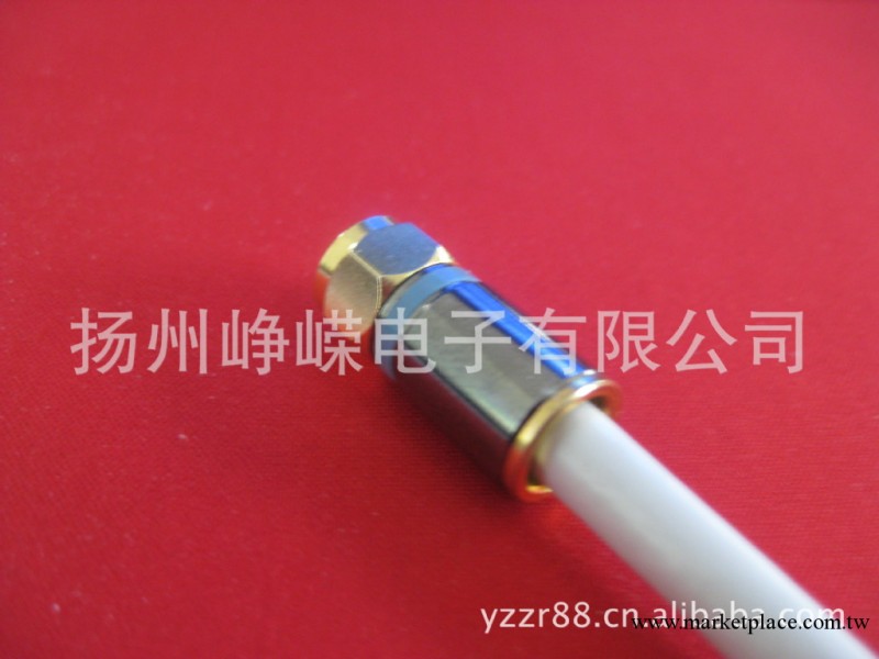最新專利擠壓全銅擠壓式F頭 射頻同軸連接器 RG6 RG59 RG11高檔工廠,批發,進口,代購