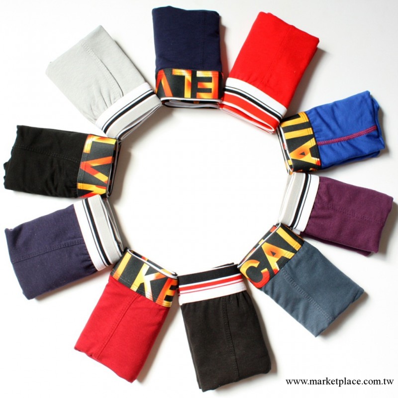 淘寶爆款男士內褲 純棉平角褲 性感中腰純色 簡潔男式內褲批發工廠,批發,進口,代購