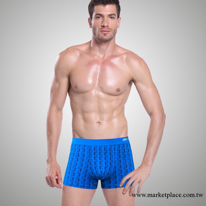 蘭精纖維男士片印平角褲 平角內褲男舒適性感U凸男平腳褲新工廠,批發,進口,代購