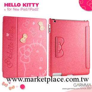 爆款ipad2 new ipad3/4 保護套皮套 可愛hello kitty超薄休眠皮套工廠,批發,進口,代購