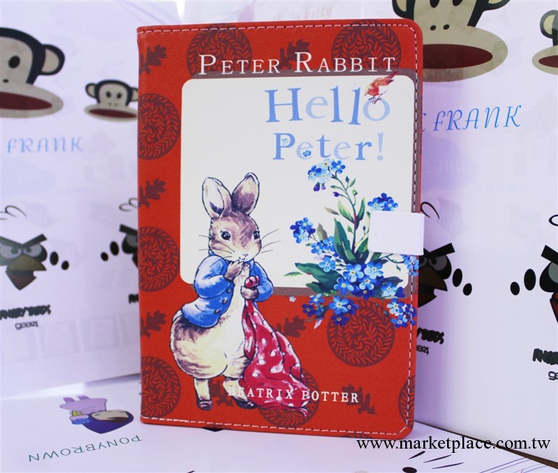 彼得兔ipad mini皮套 ipad迷你智能休眠皮套Peter rabbit支架卡通工廠,批發,進口,代購