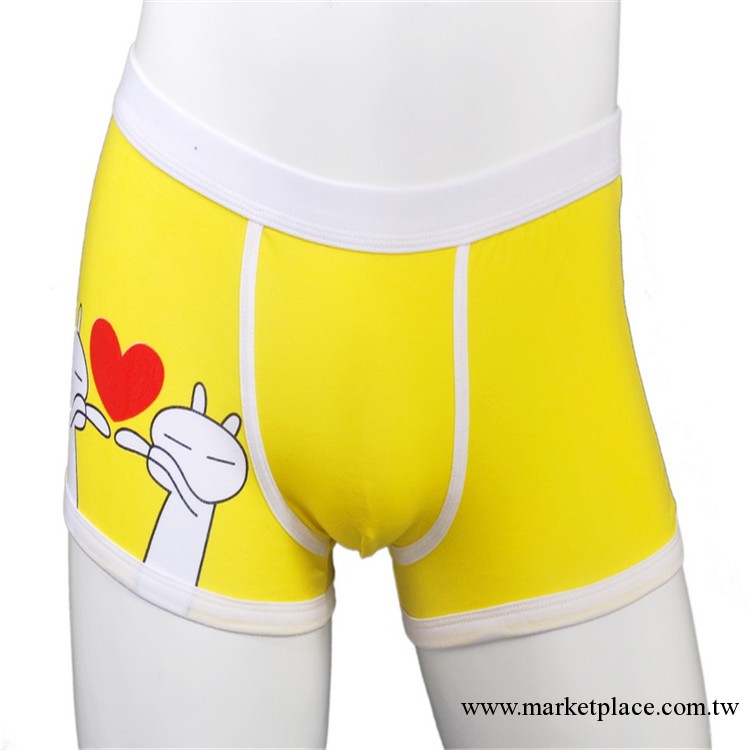 1074卡通男士內褲批發韓版外貿全棉男式內褲情侶內褲廠傢直銷工廠,批發,進口,代購