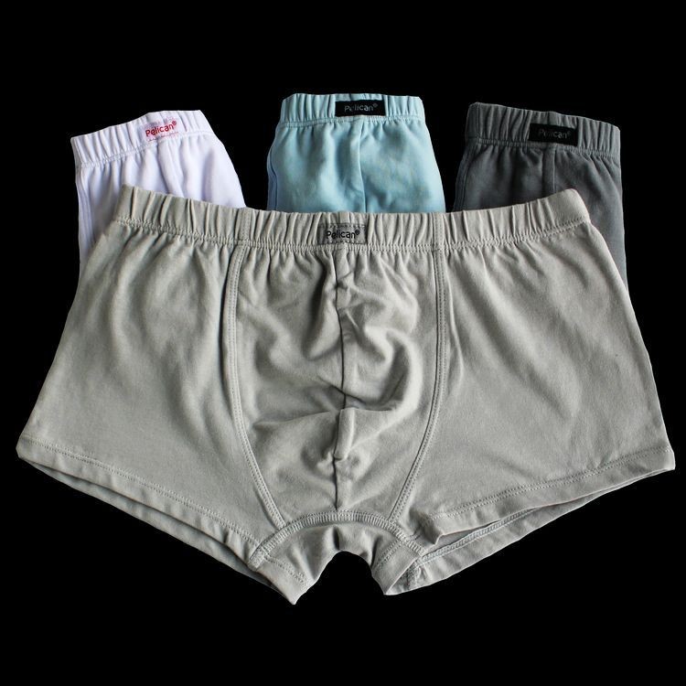 外貿/男士平角內褲 萊卡棉大碼 肥佬褲 全棉中腰四角 內褲批發工廠,批發,進口,代購