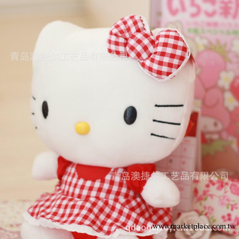 澳捷爾 正版hello kitty kitty公仔 kitty毛絨玩具 田園系列 首發工廠,批發,進口,代購