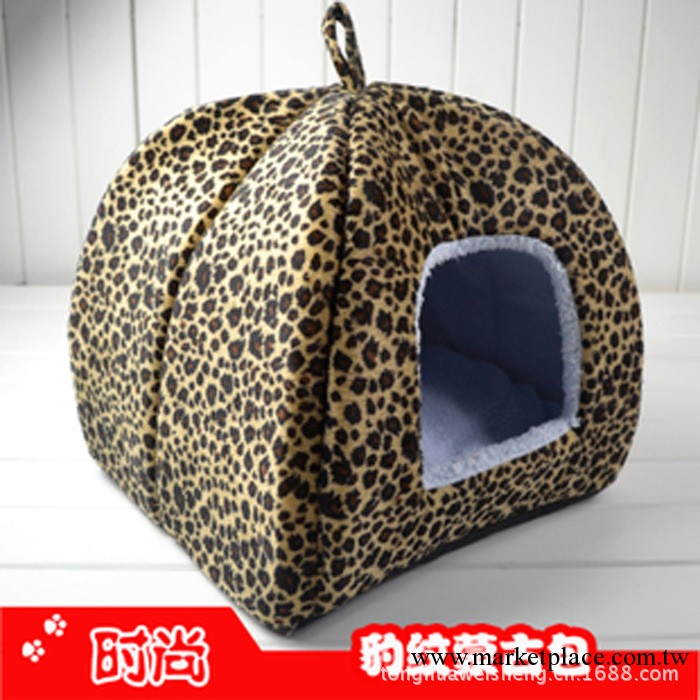 寵物用品 寵物狗窩 可折疊 豹紋蒙古窩 棉窩 貓窩 狗床 小號工廠,批發,進口,代購