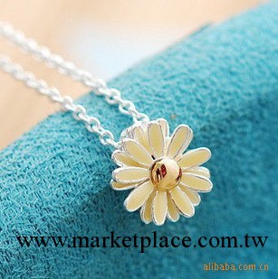 80147韓國小飾品 熱賣 簡約 可愛 小菊花項鏈工廠,批發,進口,代購