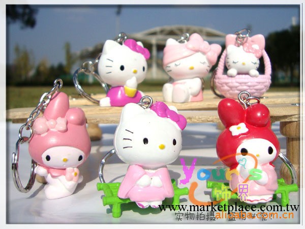 hello kitty卡通動漫周邊鑰匙扣掛件 工藝禮品鑰匙扣掛件工廠,批發,進口,代購