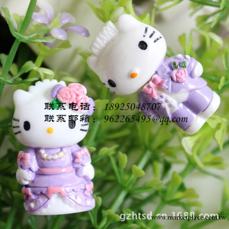 樹脂立體冰箱貼胸針飾品 兒童頭飾配件 hello kitty一對1131/1132工廠,批發,進口,代購