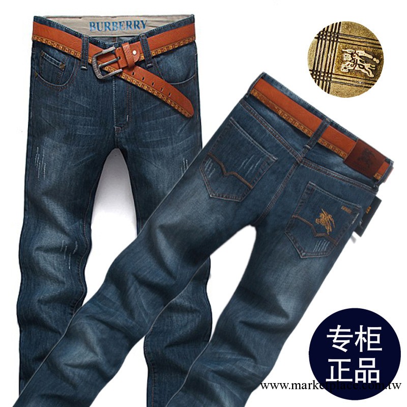 秋冬新款正品男士牛仔褲 男裝修身直筒男式長褲批發YH5018工廠,批發,進口,代購