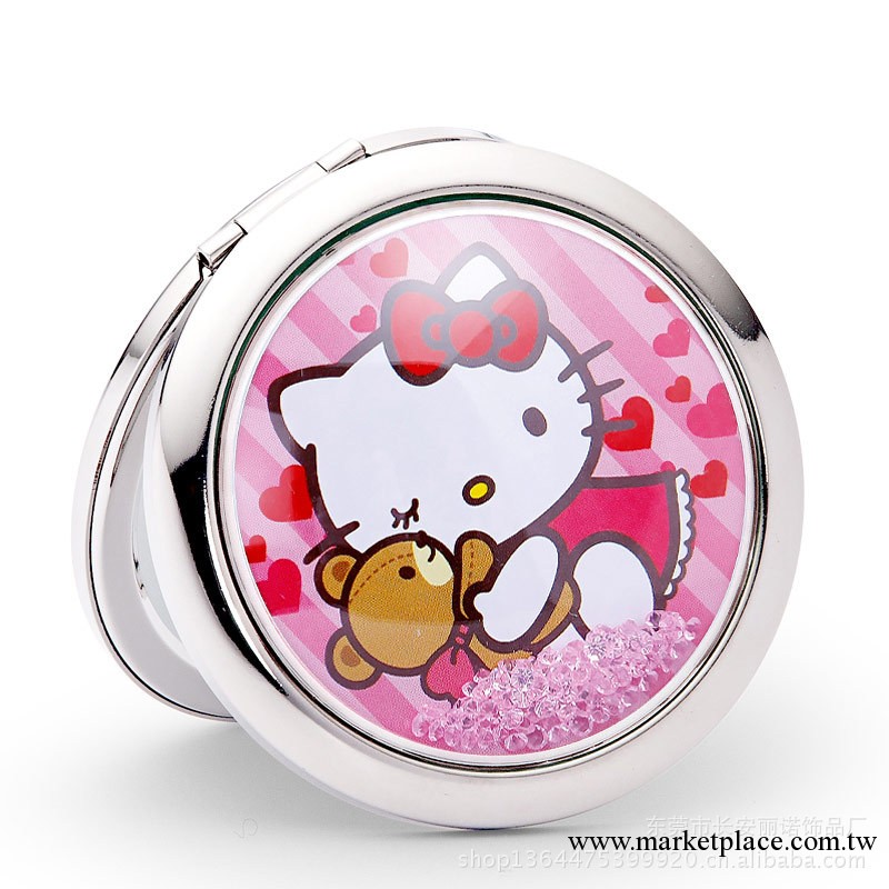【官方】HELLO KITTY 便攜式 時尚化妝鏡 官方授權正版凱蒂貓工廠,批發,進口,代購