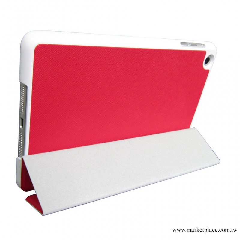 ipad mini Smart cover 皮套  十字紋 三折配件廠傢直銷工廠,批發,進口,代購