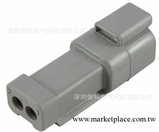 DEUTSCH德馳汽車連接器 DT04-2P-CE01 公插座帶後蓋 2芯工廠,批發,進口,代購