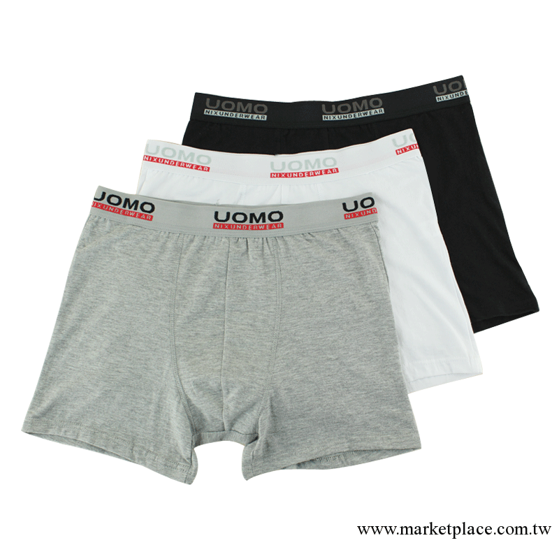 批發外貿正品 男士大碼 寬松 中腰平角內褲 U凸萊卡棉透氣潮男工廠,批發,進口,代購