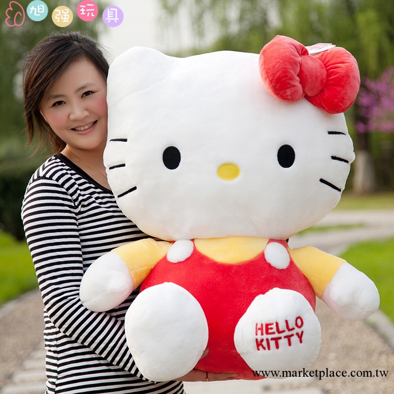 正版Hello Kitty 公仔 毛絨玩具 KT 公仔 大號 生日禮物 誠招代理工廠,批發,進口,代購
