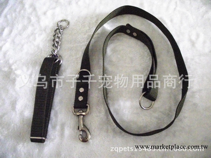 現貨 寵物用品 軍綠牽引繩+套脖套裝 狗繩 狗項圈工廠,批發,進口,代購